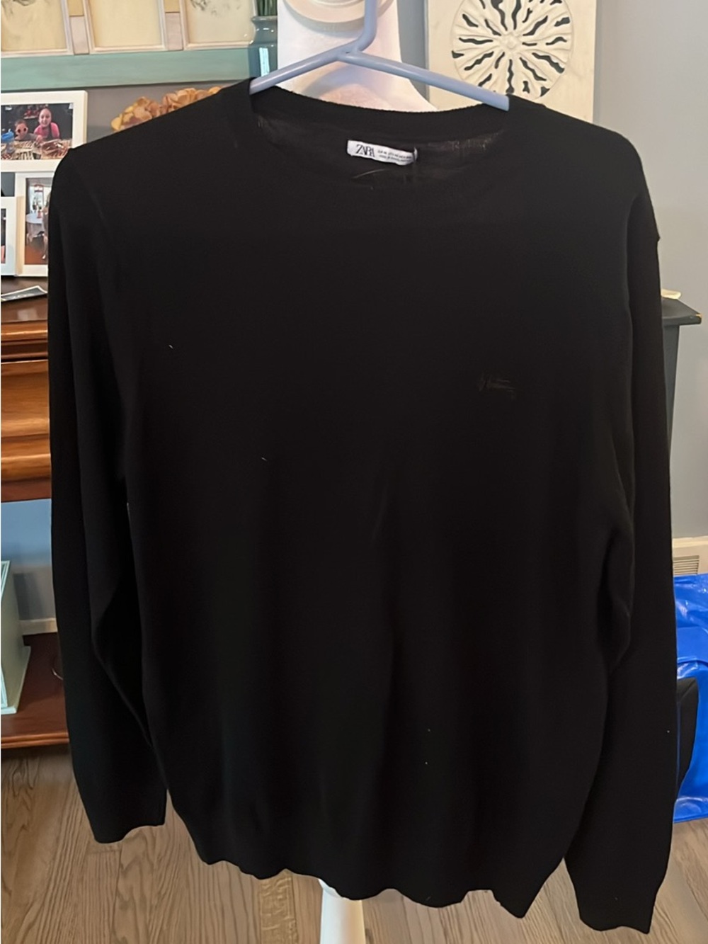 Zara Black Crewneck Sweater